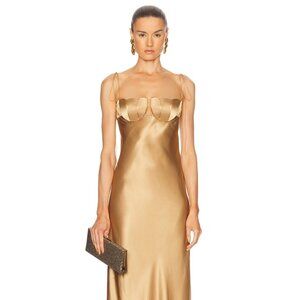Anna October - Tulip Maxi Dress in Gold
